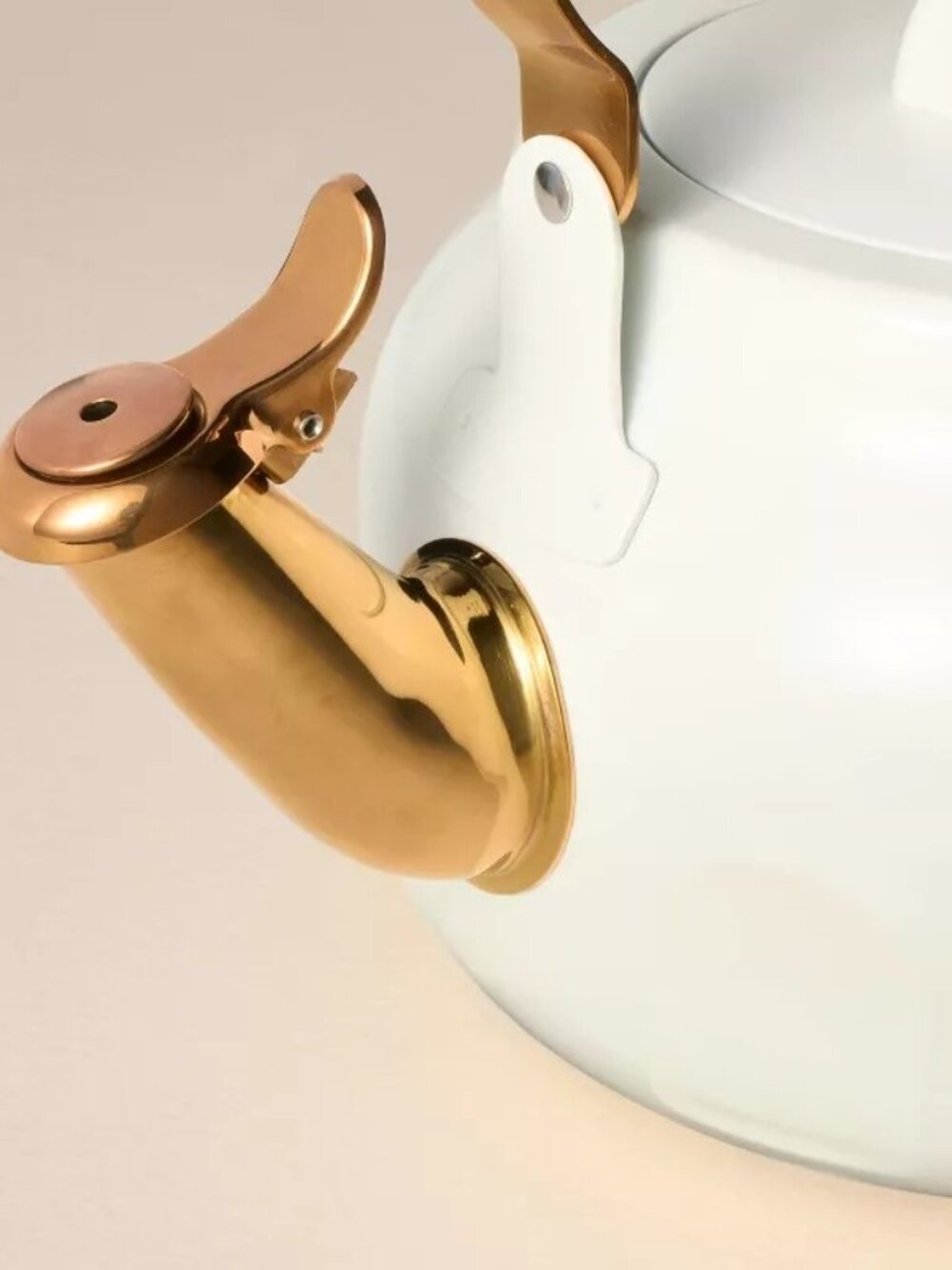 2qt Stainless Steel Arch Cutout Teapot Cream - Hearth & Hand Magnolia, Target - Picture 3 of 6